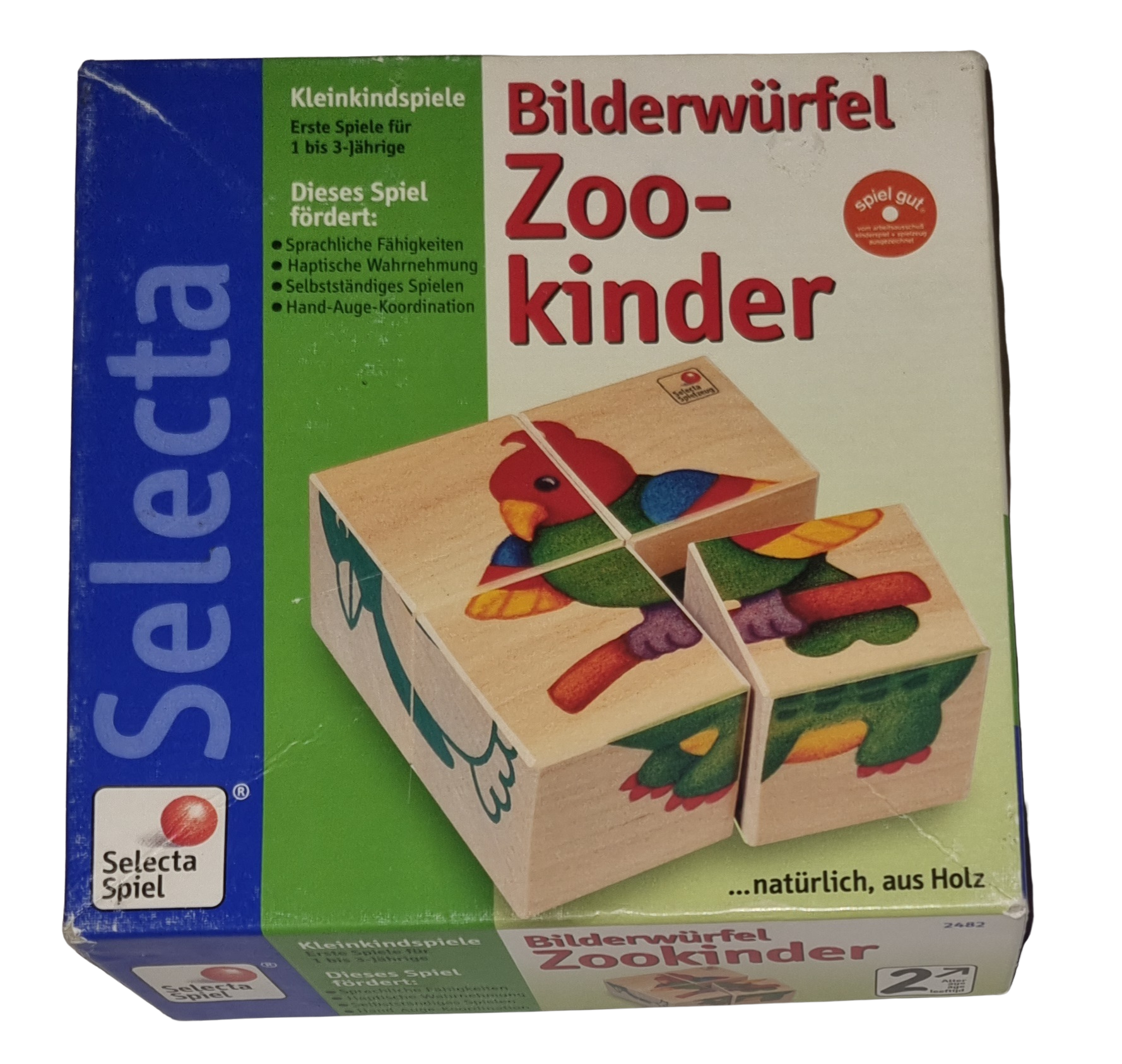 Selecta Bilderwürfel Zoo 2482
